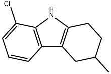 1H-Carbazole, 8-chloro-2,3,4,9-tetrahydro-3-methyl- Structure