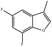 Benzofuran, 5,7-difluoro-3-methyl- Structure