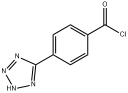 Benzoyl chloride, 4-(2H-tetrazol-5-yl)- Structure