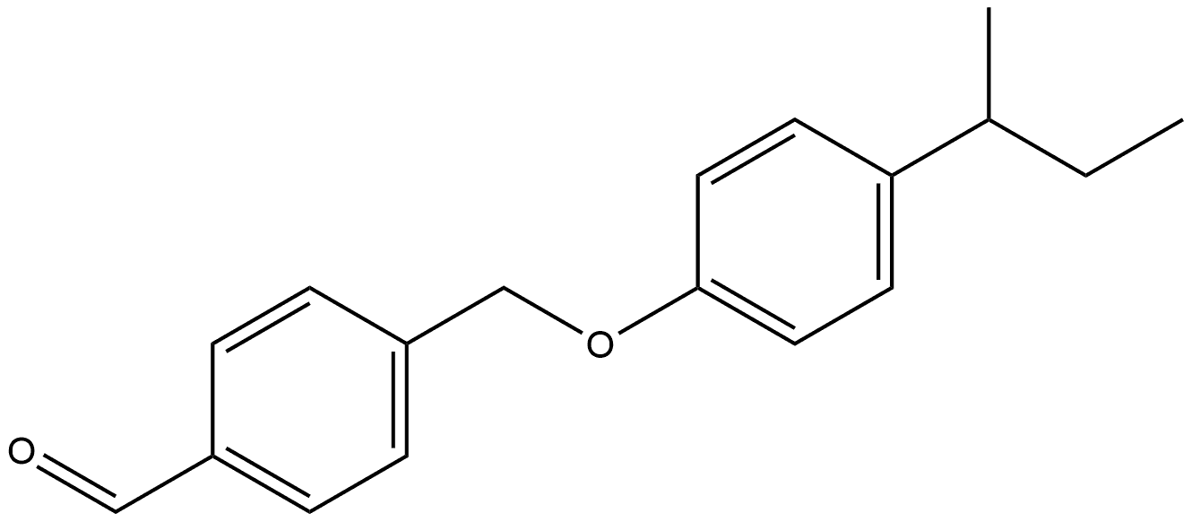 4-[[4-(1-Methylpropyl)phenoxy]methyl]benzaldehyde Structure