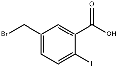 5-Bromomethyl-2-iodobenzoic acid Structure