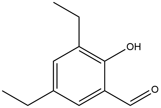 3,5-Diethyl-2-hydroxybenzaldehyde Structure