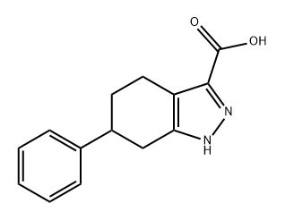 1H-Indazole-3-carboxylic acid, 4,5,6,7-tetrahydro-6-phenyl- Structure