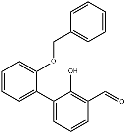 6-(2-Benzyloxyphenyl)-2-formylphenol 구조식 이미지