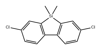 9H-9-Silafluorene, 2,7-dichloro-9,9-dimethyl- Structure