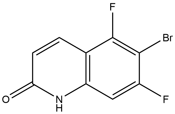 6-Bromo-5,7-difluoroquinolin-2(1H)-one Structure