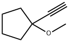 1-ethynyl-1-methoxycyclopentane Structure