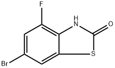 6-Bromo-4-fluorobenzo[d]thiazol-2(3H)-one Structure