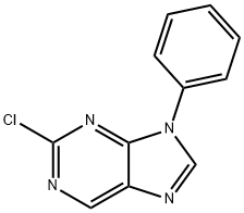 9H-Purine, 2-chloro-9-phenyl- Structure