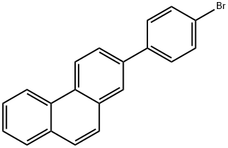 Phenanthrene, 2-(4-bromophenyl)- Structure