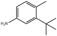 Benzenamine, 3-(1,1-dimethylethyl)-4-methyl- Structure