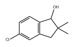 1H-Inden-1-ol, 5-chloro-2,3-dihydro-2,2-dimethyl- Structure