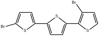 5,3''-dibromo-2,2':5',2''-terthienyl Structure