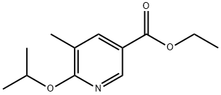 Ethyl 6-isopropoxy-5-methylnicotinate Structure