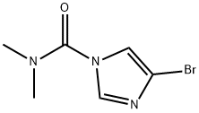 1H-Imidazole-1-carboxamide, 4-bromo-N,N-dimethyl- Structure