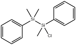 1-Chloro-1,2,2-trimethyl-1,2-diphenyldisilane Structure