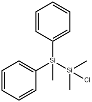 1-Chloro-1,1,2-trimethyl-2,2-diphenyldisilane 구조식 이미지