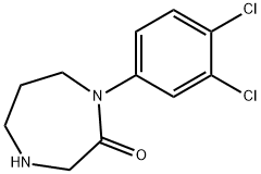 2H-1,4-Diazepin-2-one, 1-(3,4-dichlorophenyl)hexahydro- Structure