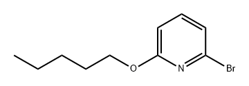 Pyridine, 2-bromo-6-(pentyloxy)- Structure