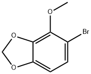 1,3-Benzodioxole, 5-bromo-4-methoxy- Structure