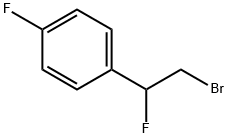 1-(2-bromo-1-fluoroethyl)-4-fluorobenzene Structure