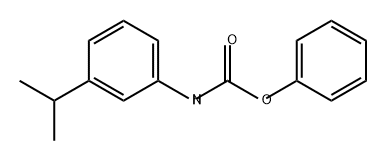 Carbamic acid, N-[3-(1-methylethyl)phenyl]-, phenyl ester Structure