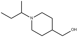 1-(butan-2-yl)piperidin-4-yl]methanol Structure