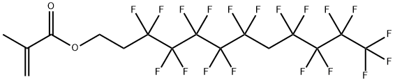 2-Propenoic acid, 2-methyl-, 3,3,4,4,5,5,6,6,7,7,9,9,10,10,11,11,12,12,12-nonadecafluorododecyl ester Structure