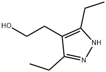 1H-Pyrazole-4-ethanol, 3,5-diethyl- Structure