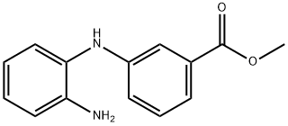 Benzoic acid, 3-[(2-aminophenyl)amino]-, methyl ester Structure