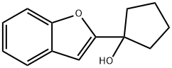 Cyclopentanol, 1-(2-benzofuranyl)- Structure