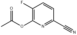 6-Cyano-3-fluoropyridin-2-yl acetate Structure