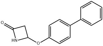 4-([1,1''-Biphenyl]-4-yloxy)azetidin-2-one 구조식 이미지