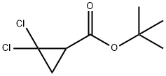 Cyclopropanecarboxylic acid, 2,2-dichloro-, 1,1-dimethylethyl ester Structure
