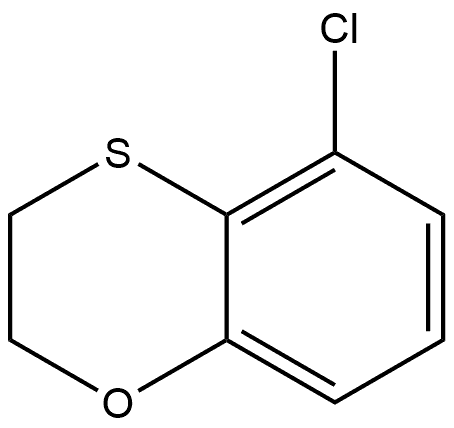 5-chloro-2,3-dihydro-1,4-benzoxathiine Structure