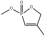 1,2-Oxaphosphole, 2,5-dihydro-2-methoxy-4-methyl-, 2-oxide Structure