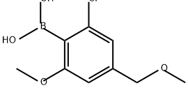 Boronic acid, B-[2-chloro-6-methoxy-4-(methoxymethyl)phenyl]- Structure