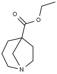 1-Azabicyclo[3.2.1]octane-5-carboxylic acid, ethyl ester Structure