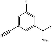 3-(1-aminoethyl)-5-chlorobenzonitrile Structure