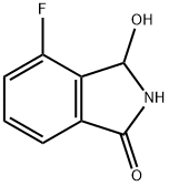 1H-Isoindol-1-one, 4-fluoro-2,3-dihydro-3-hydroxy- 구조식 이미지