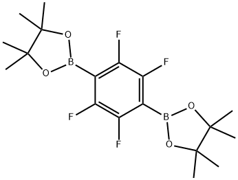 1,3,2-Dioxaborolane, 2,2'-(2,3,5,6-tetrafluoro-1,4-phenylene)bis[4,4,5,5-tetramethyl- Structure
