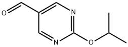 5-Pyrimidinecarboxaldehyde, 2-(1-methylethoxy)- Structure