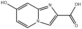 Imidazo[1,2-a]pyridine-2-carboxylic acid, 7-hydroxy- Structure