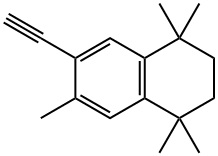 Naphthalene, 6-ethynyl-1,2,3,4-tetrahydro-1,1,4,4,7-pentamethyl- Structure