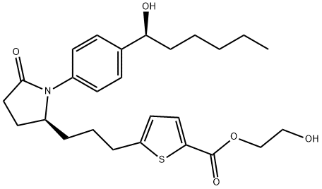 Aganepag ethanediol Structure