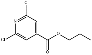 Propyl 2,6-dichloroisonicotinate Structure