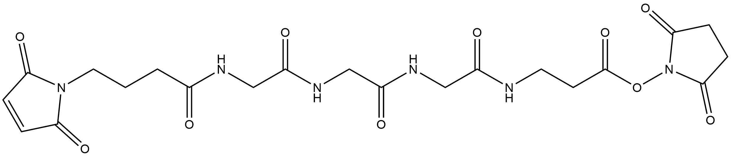 Mal-GGG-Bal-NHS ester 구조식 이미지