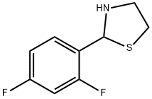 2-(2,4-Difluorophenyl)thiazolidine Structure