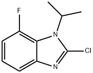 2-Chloro-7-fluoro-1-isopropyl-1H-benzo[d]imidazole Structure