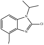 2-Chloro-4-fluoro-1-isopropyl-1H-benzo[d]imidazole Structure